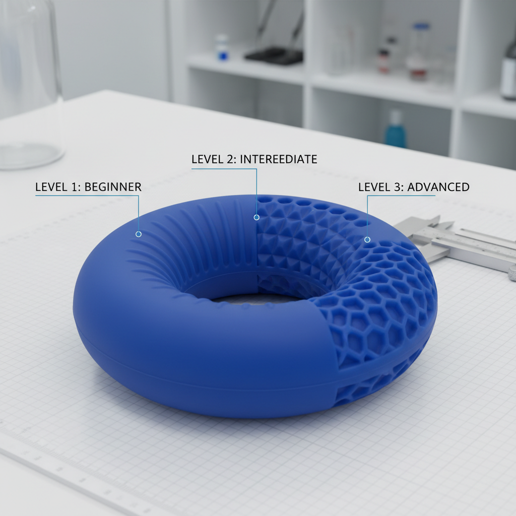 Cutaway view showing internal resistance textures