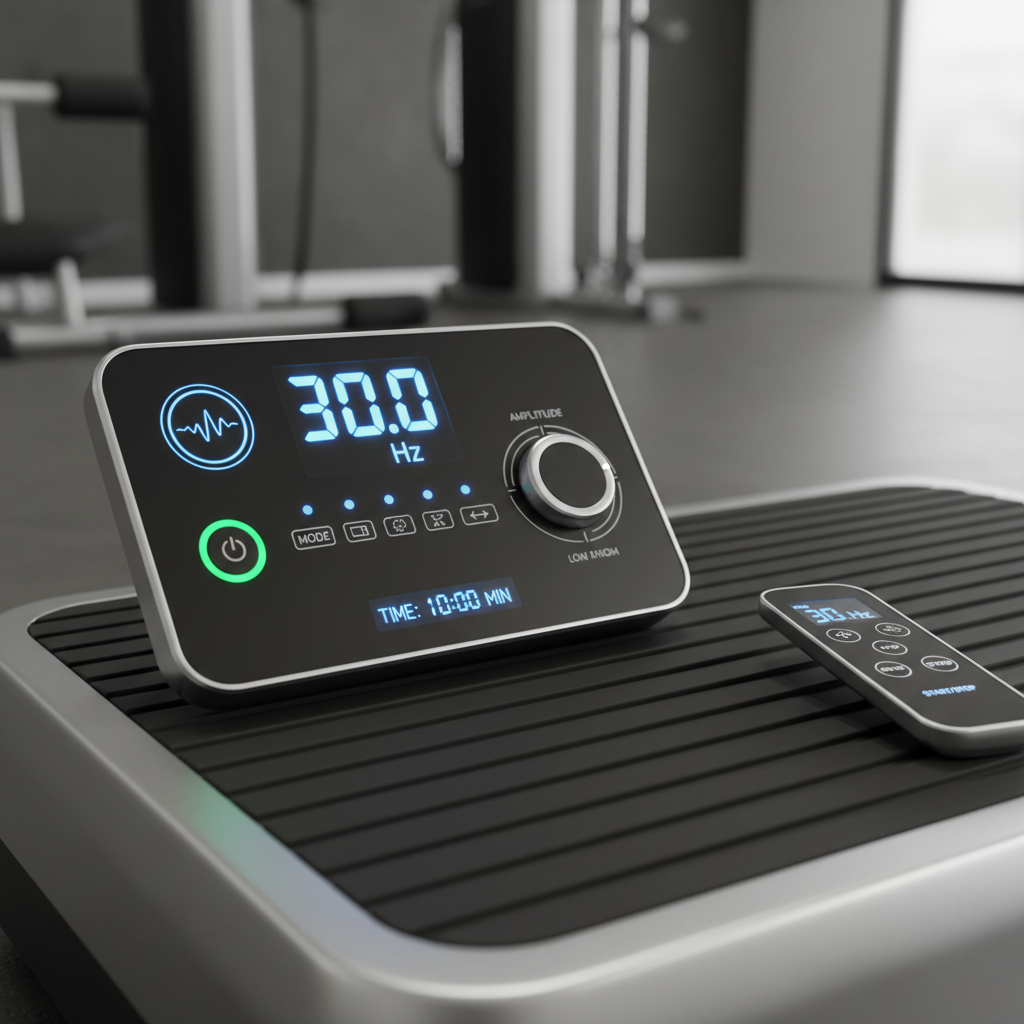 Digital control panel showing 30Hz frequency