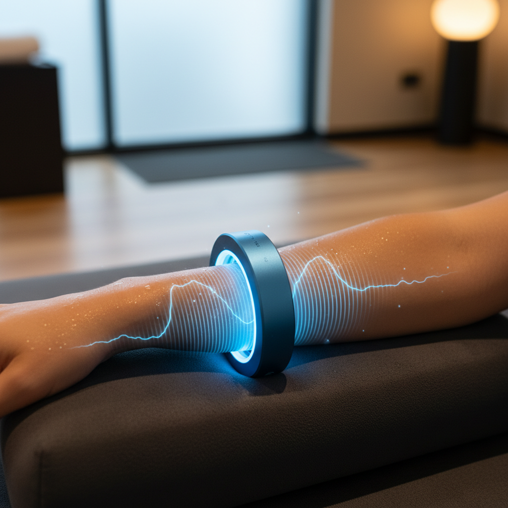 Ring on forearm during recovery session