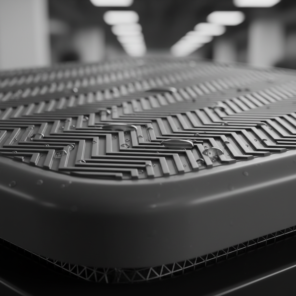 Waterproof platform surface texture detail